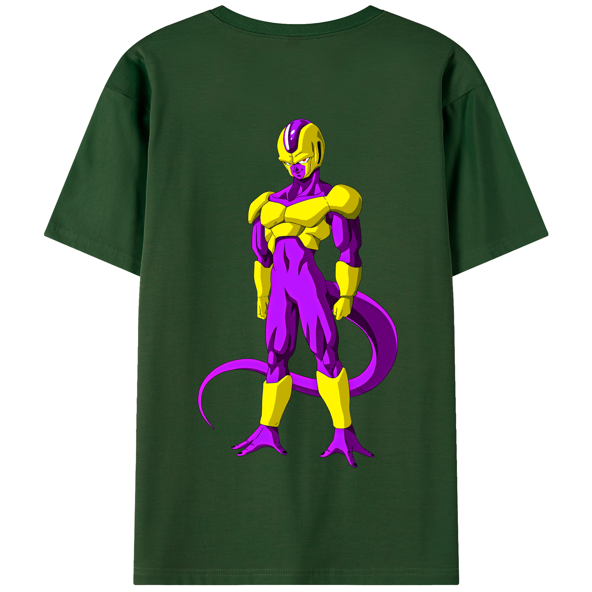 （画像用） ドラゴンボール フリーザ DRAGON BALL Frieza 綿100％半袖Tシャツ（背面プリント）